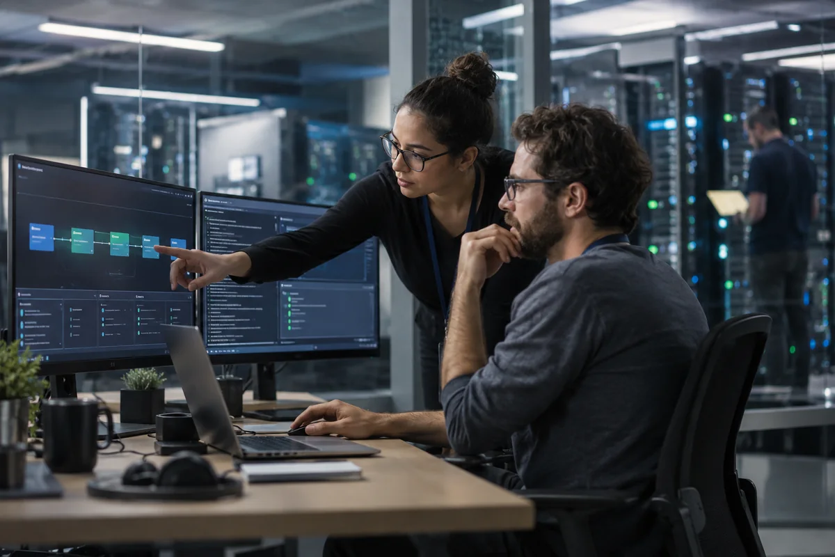 Git ve DevOps Platformu gereksinimlerini değerlendiren uzman ekip